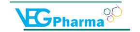  Logo dell'azienda farmaceutica VEGPharma, raffigurante l'identità visiva della società